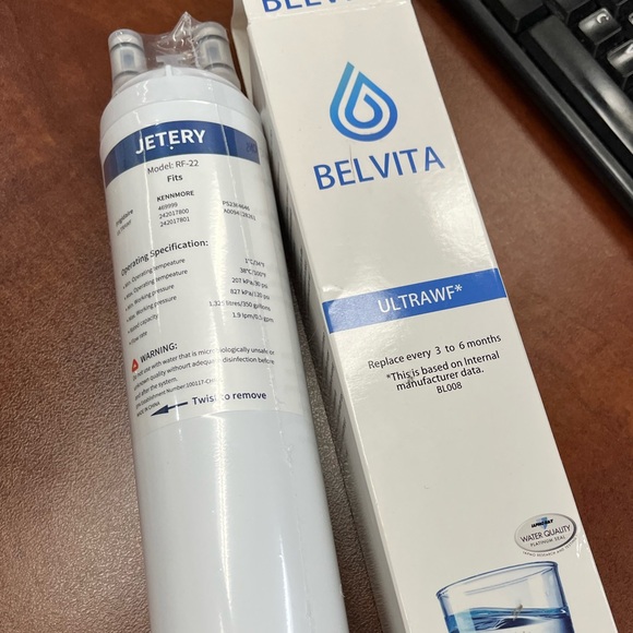 Belvita/Jetery : Refrigerator Water Filters Compatible with ULTRAWF (3 pack) - Picture 3 of 7